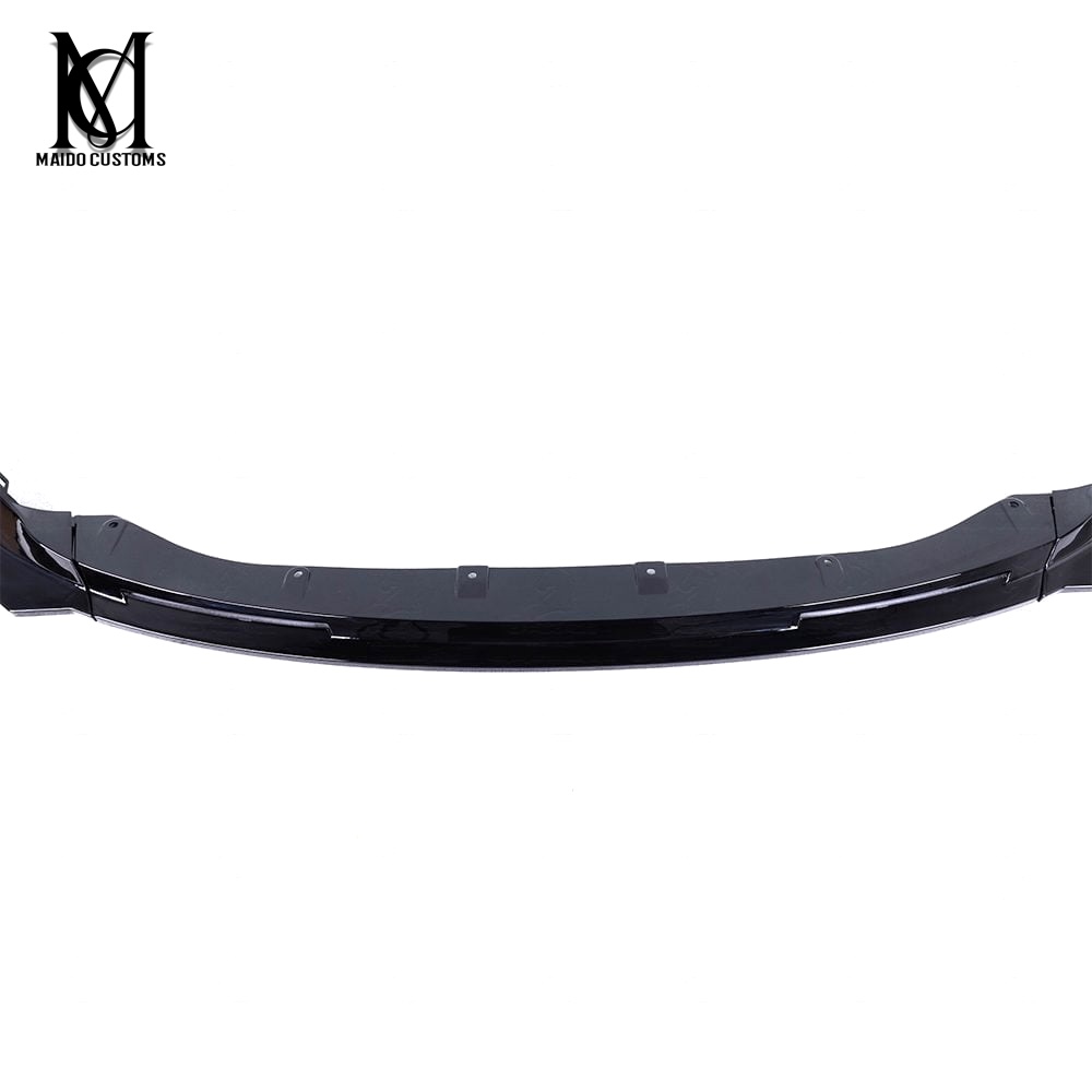 BMW G80/G82 M3 M4 V Style Gloss Black Front Bumper Lip 2021+