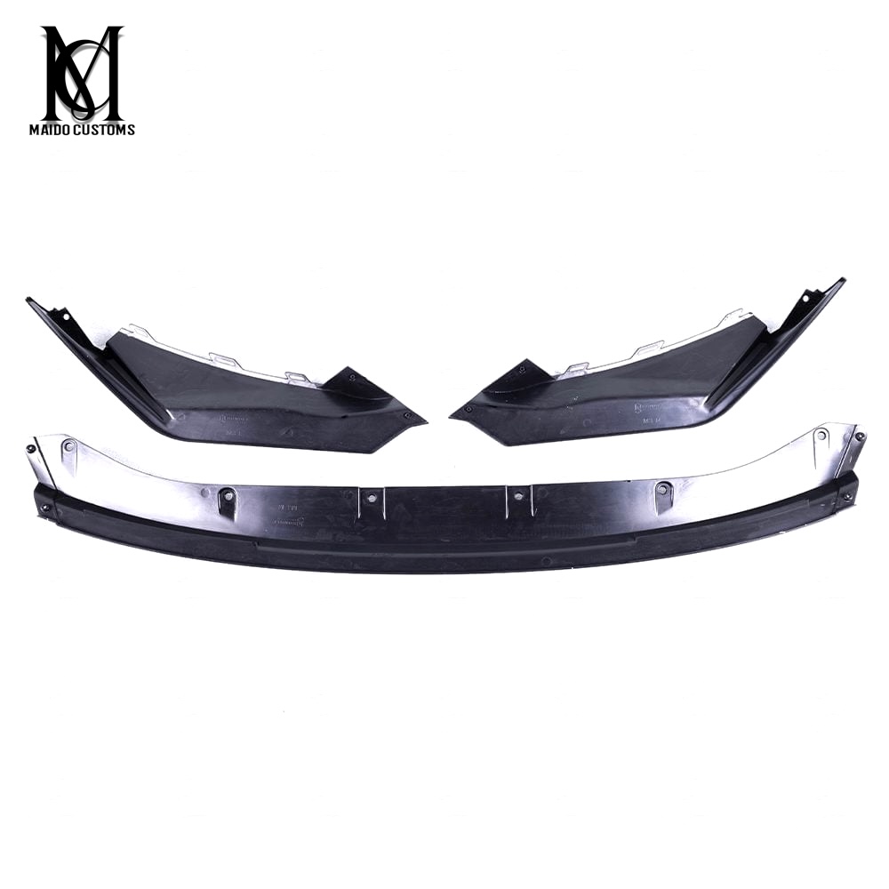 BMW G80/G82 M3 M4 V Style Gloss Black Front Bumper Lip 2021+