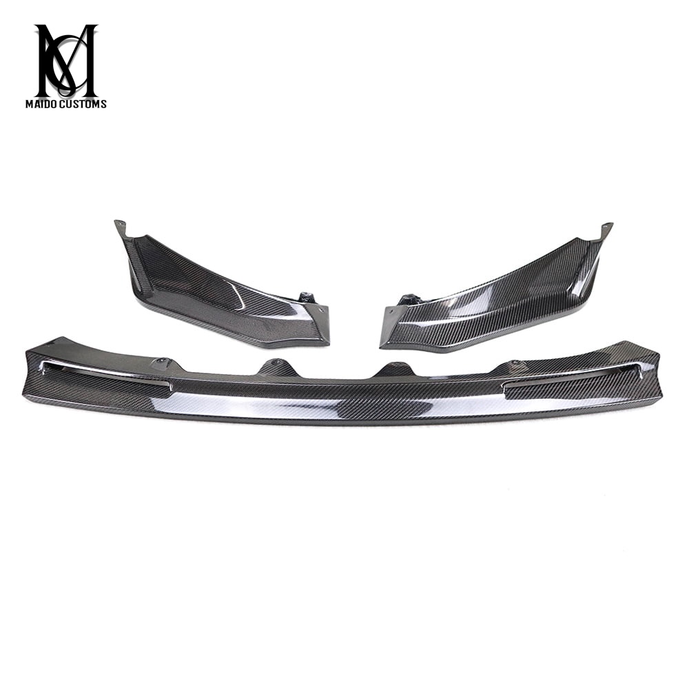 BMW G80/G82 M3 M4 V Style Carbon Front Bumper Lip 2021+