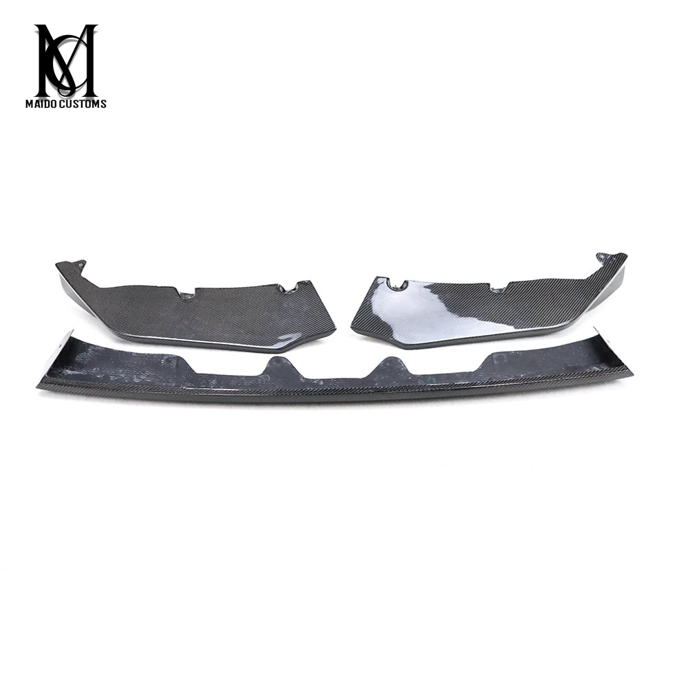 BMW G80/G82 M3 M4 V Style Carbon Front Bumper Lip 2021+