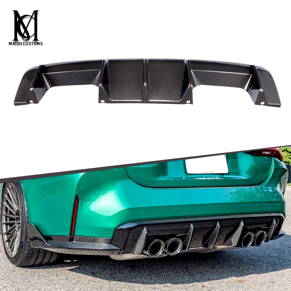 BMW G80/G82 M3 M4 OEM Style Carbon Rear Bumper Diffuser 2021+
