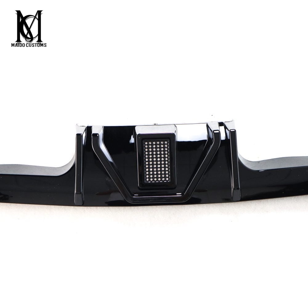 BMW G80/G82 M3 M4 Gloss Black Rear Bumper Diffuser LED 2021+