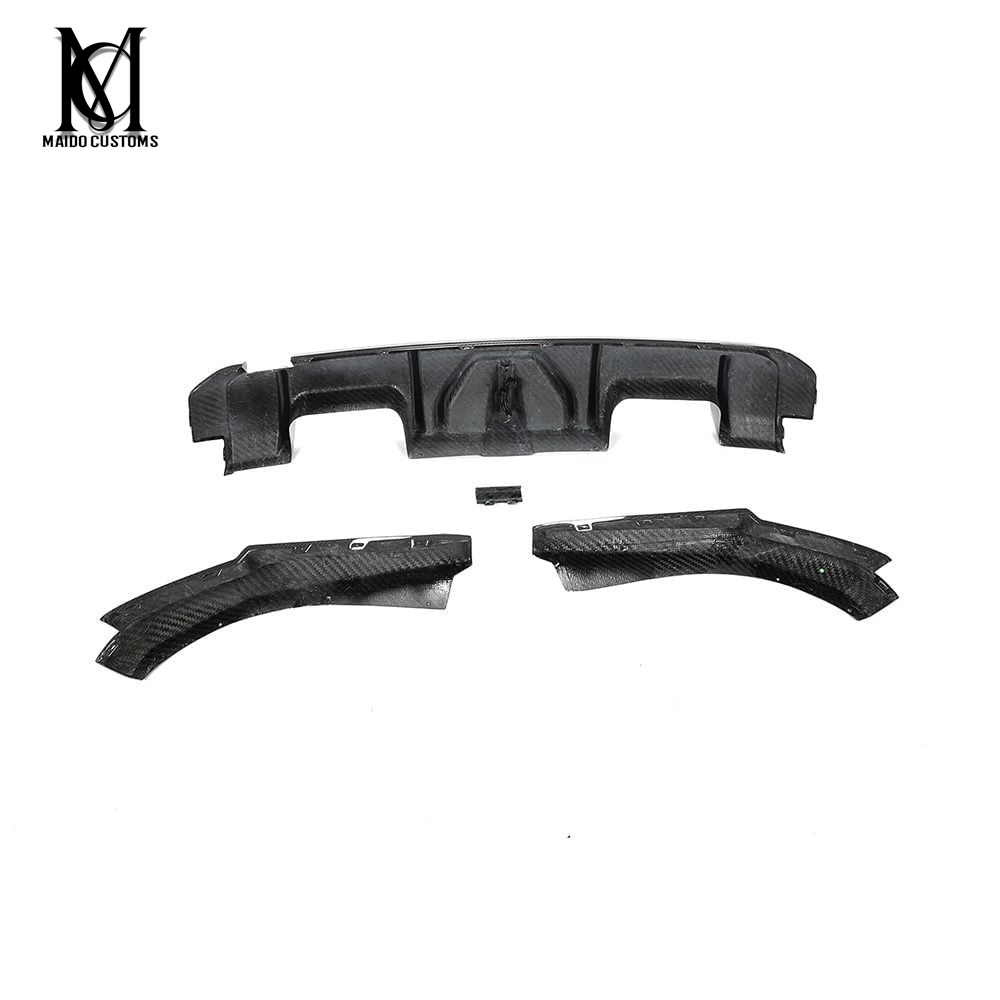 BMW G80/G82 M3 M4 Carbon Rear Bumper Diffuser LED 2021+
