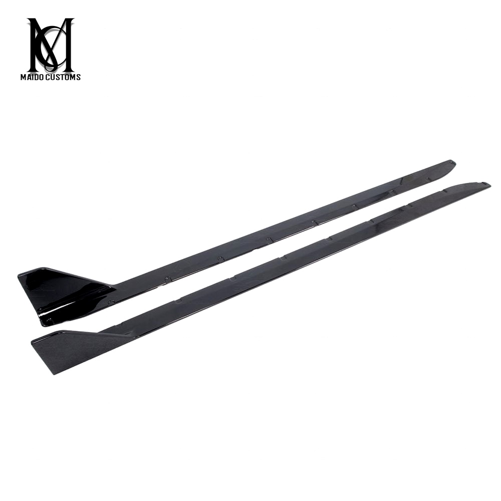 BMW G80/G82 M3 M4 V Style Gloss Black Side Skirts 2021+