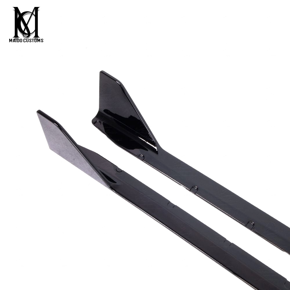 BMW G80/G82 M3 M4 V Style Gloss Black Side Skirts 2021+