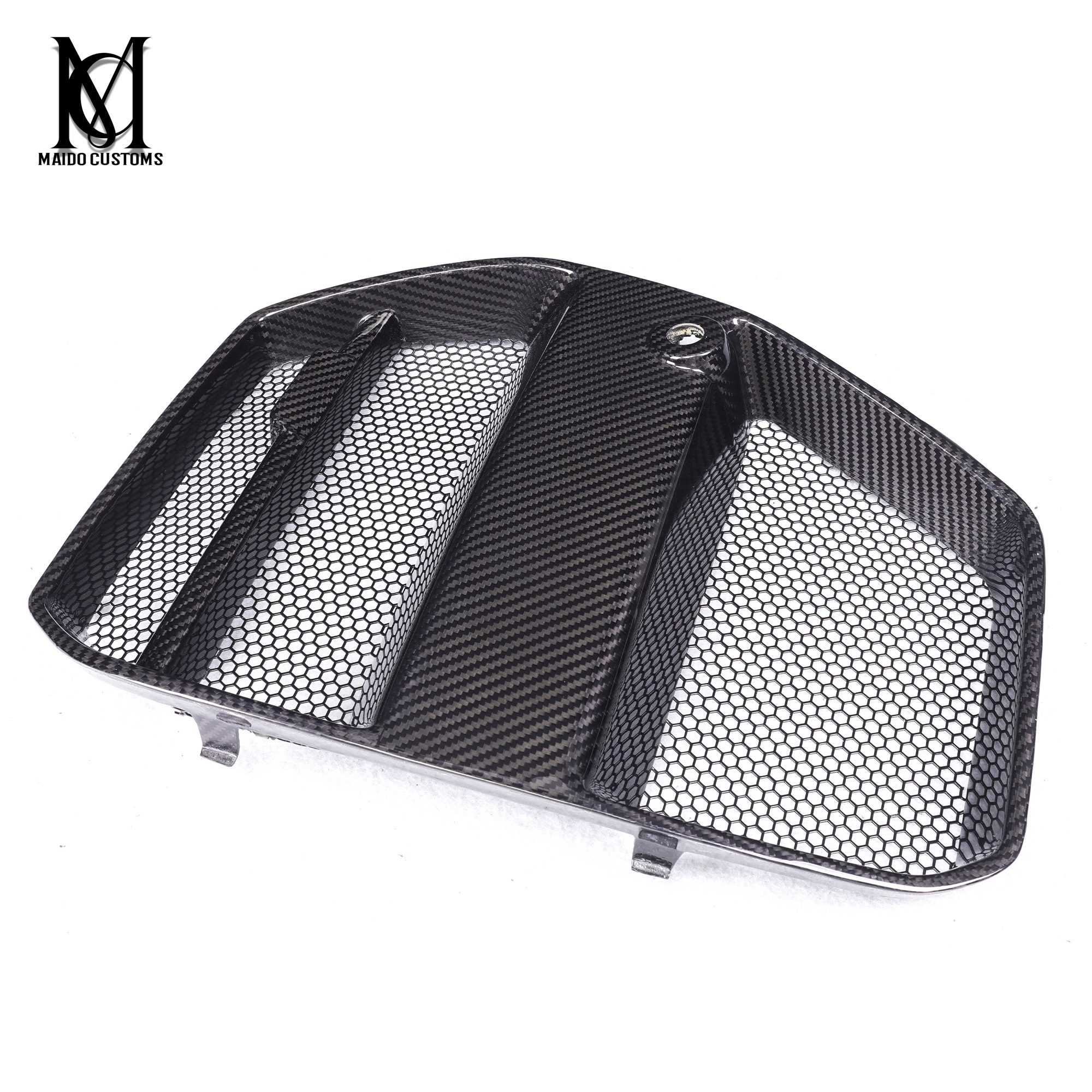 BMW G80 G82 M3 M4 V Type Carbon Mesh Net Front Grille Trims 2021+