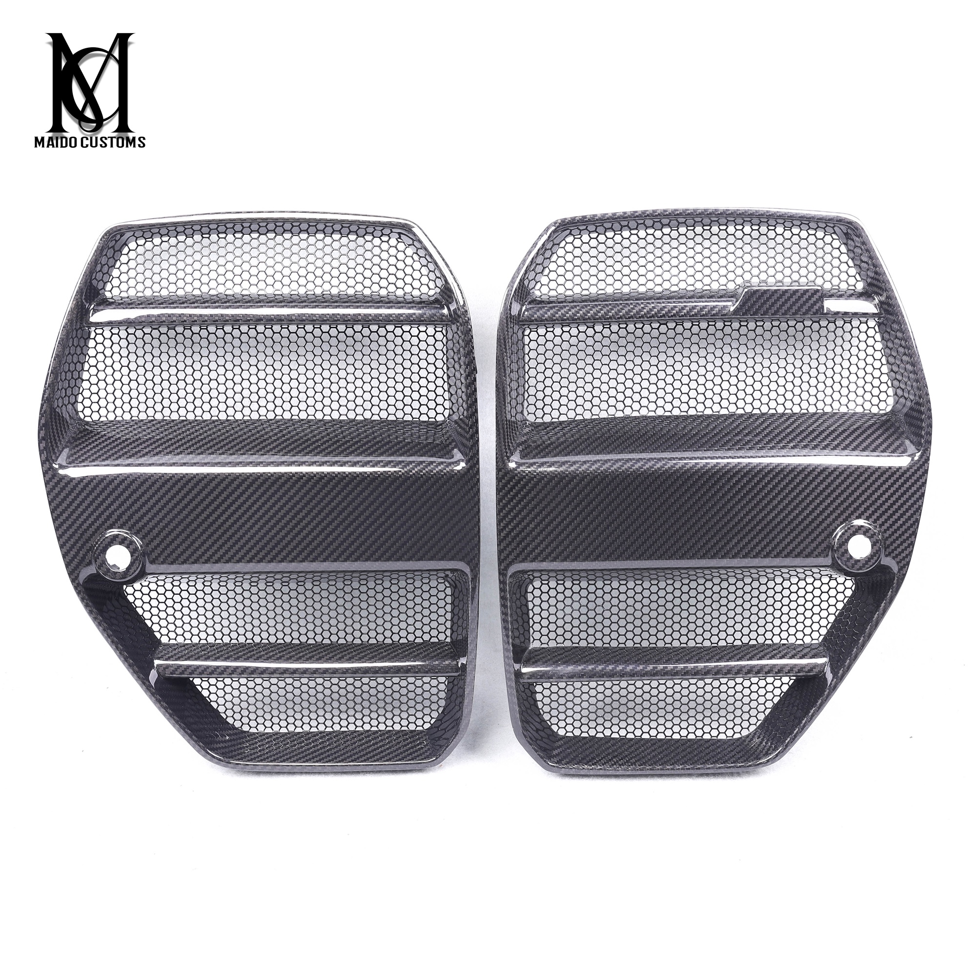 BMW G80/G82 M3 M4 ST Type Carbon Mesh Net Front Grille 2021+