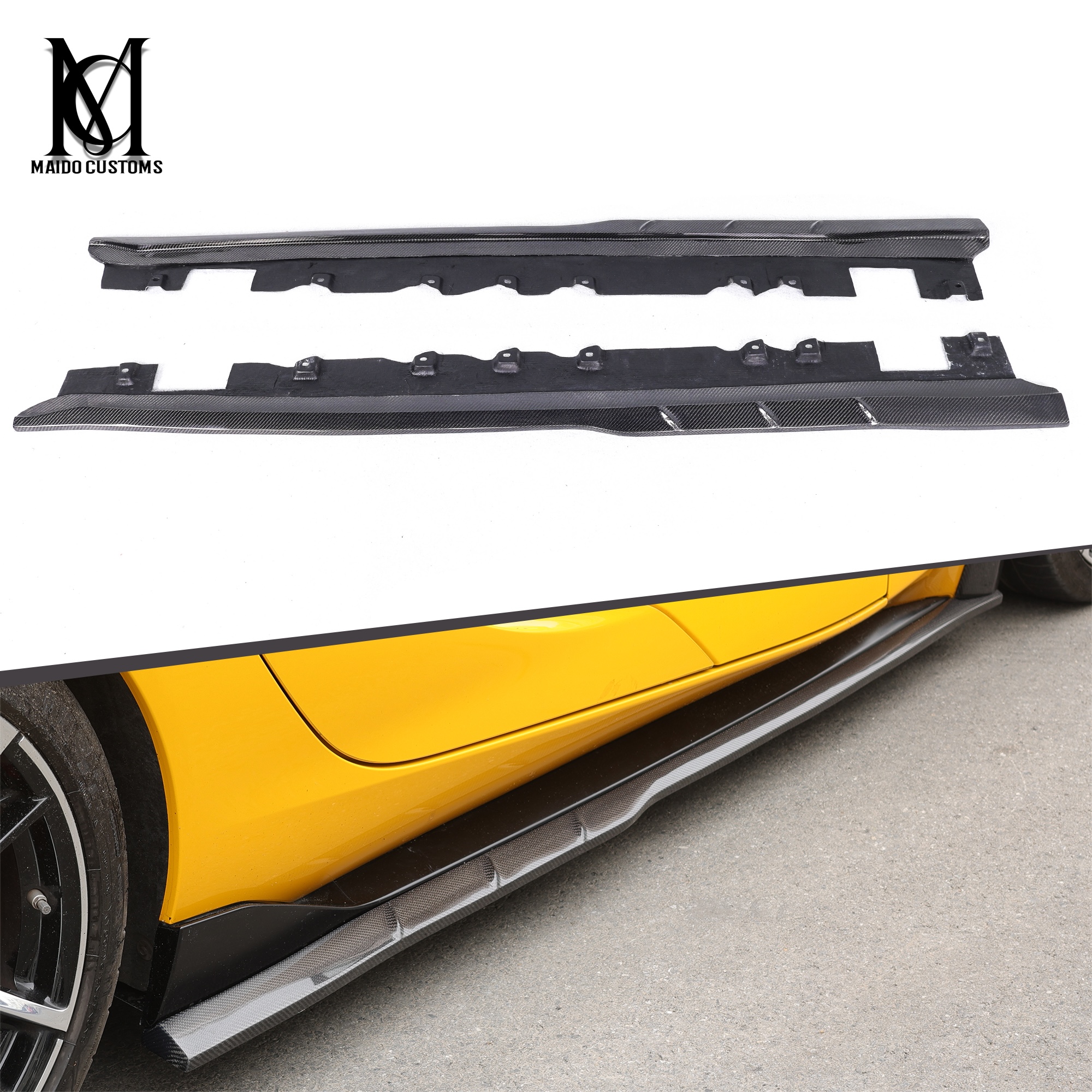 Toyota Supra A90 Manta Carbon Ray Side Skirts 2019+