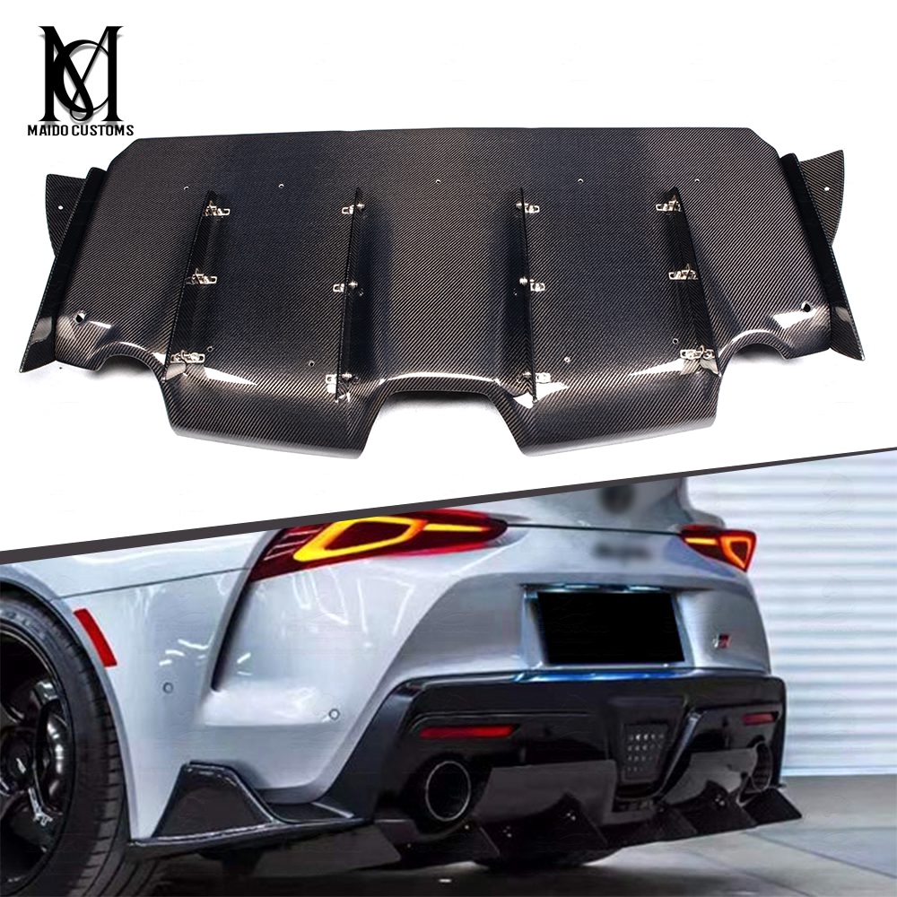 Toyota Supra A90 Varis Style Carbon Rear Bumper Diffuser 2019+
