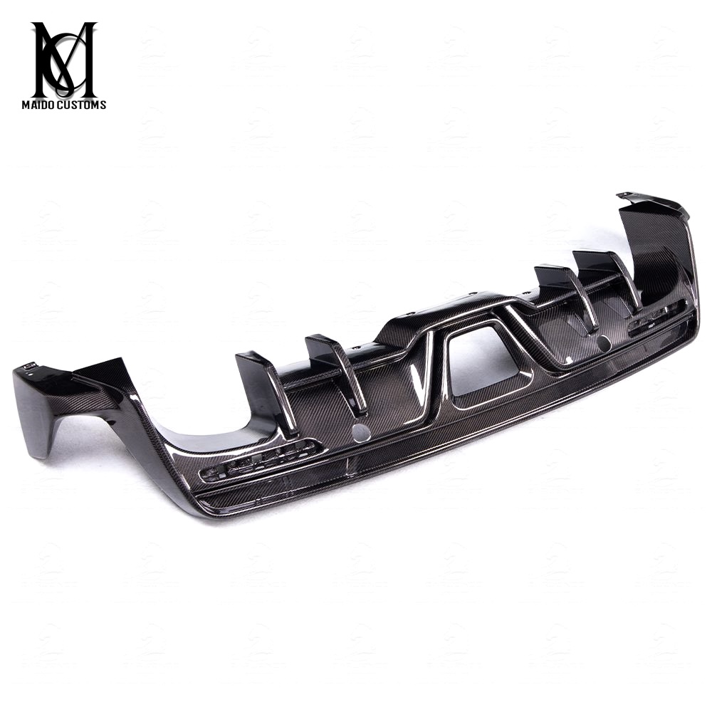 Toyota Supra A90 TOMS Style Carbon Rear Bumper Diffuser 2019+