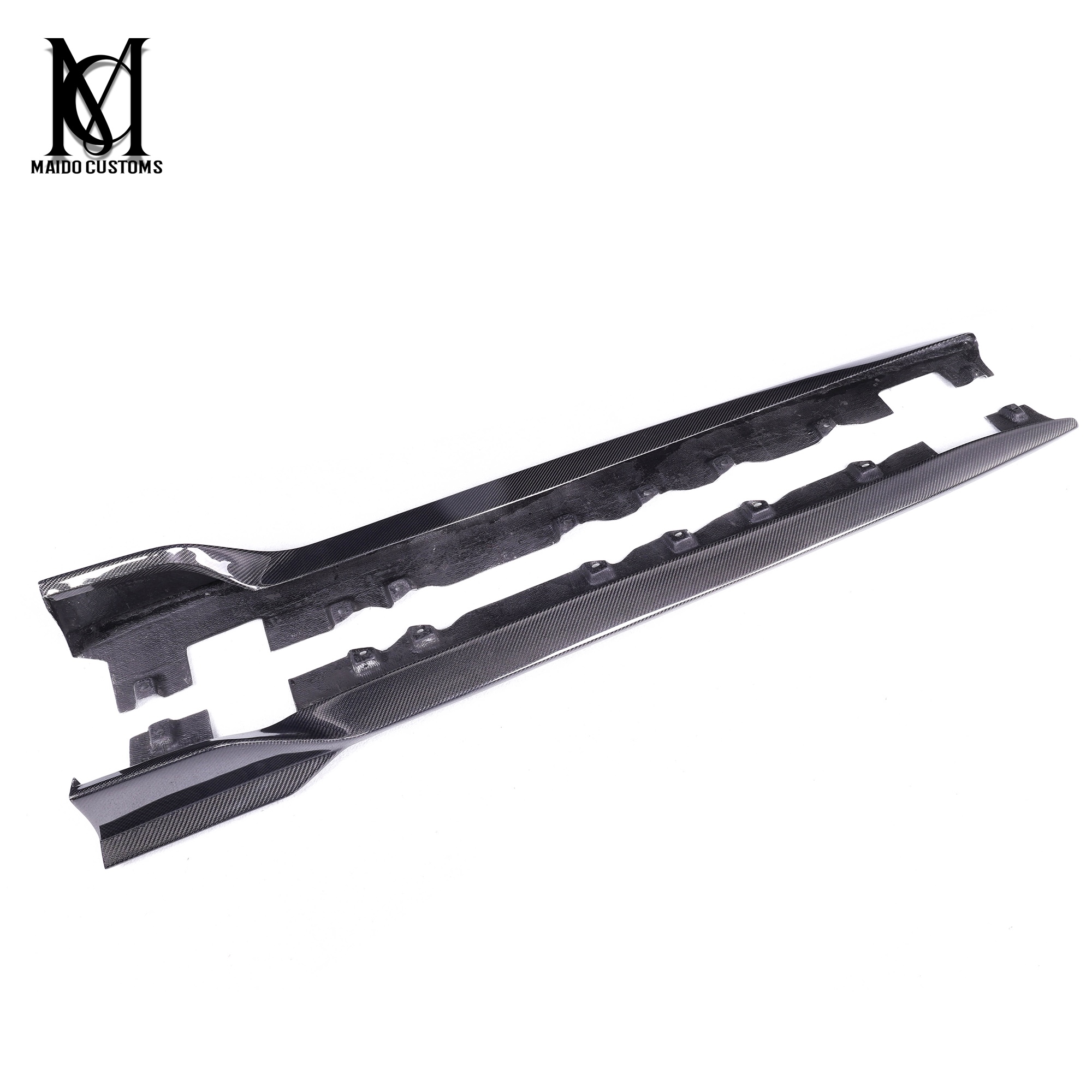 Toyota Supra A90 ED Style Carbon Fiber Side Skirts 2019+