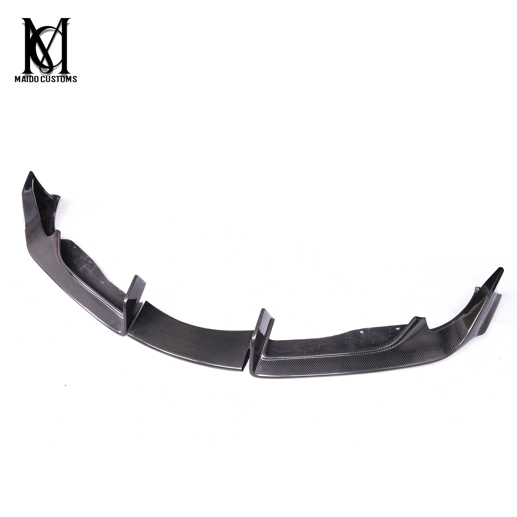 Toyota Supra A90 AD Style Carbon Fiber Front Lip 3-Piece Set 2019+