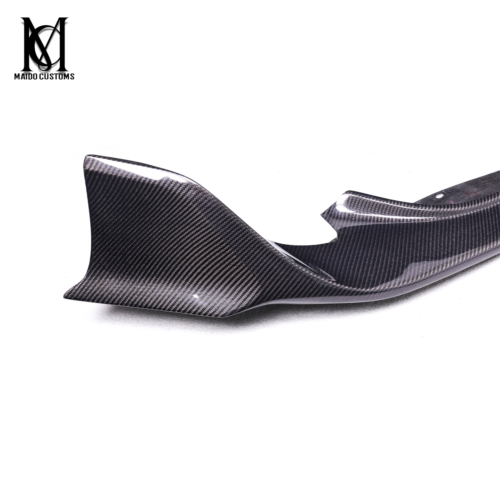 Toyota Supra A90 AD Style Carbon Fiber Front Lip 3-Piece Set 2019+